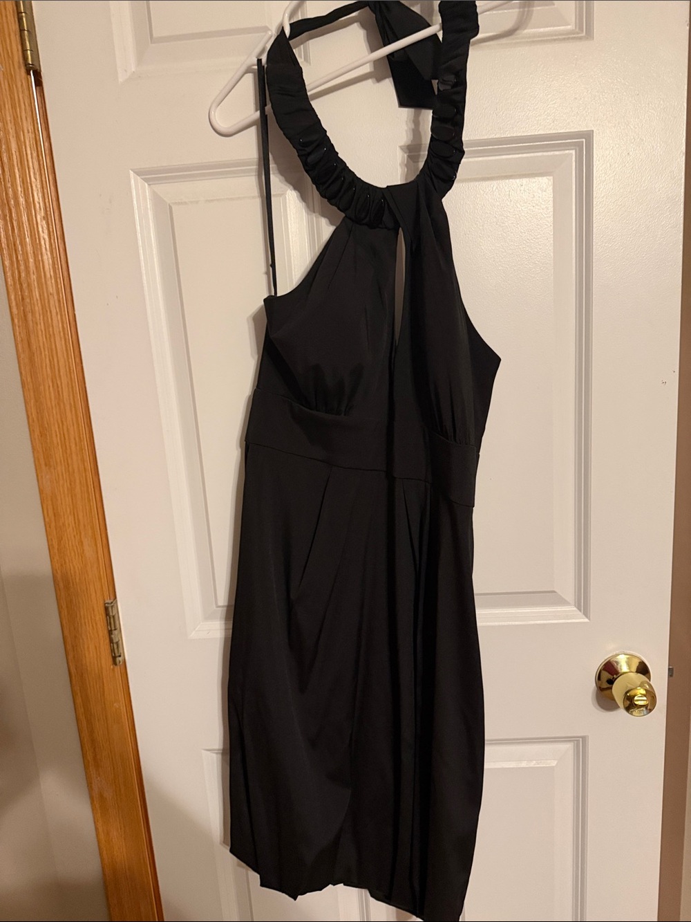Donna Ricco Halter Black Cocktail Dress